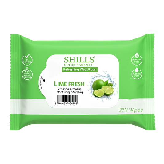 SHILLS PROFESSIONAL LIME FRESH WET WIPES