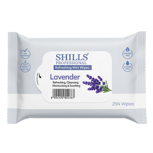 SHILLS PROFESSIONAL LAVENDER WET WIPES