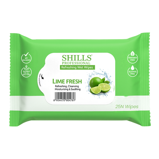 SHILLS PROFESSIONAL LIME FRESH WET WIPES