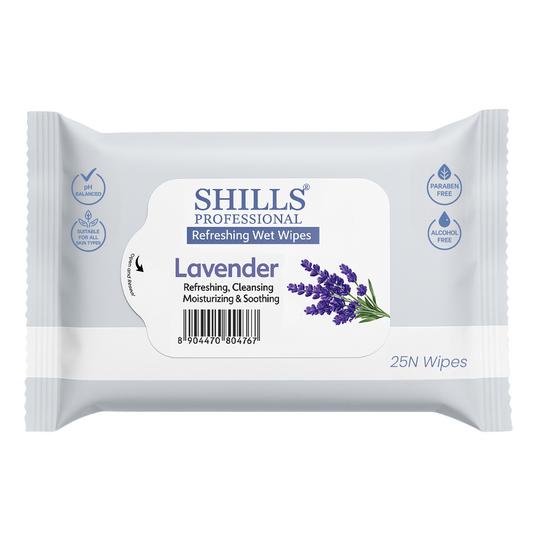 SHILLS PROFESSIONAL LAVENDER WET WIPES